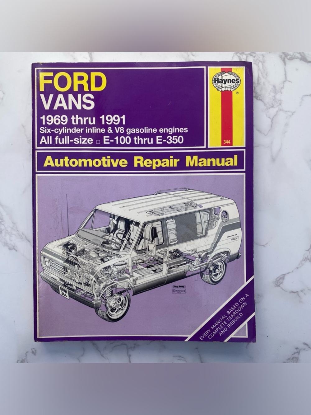 Ford Vans Full Size E-100 thru E-350 1969-1991 Haynes Repair Service Manual 344